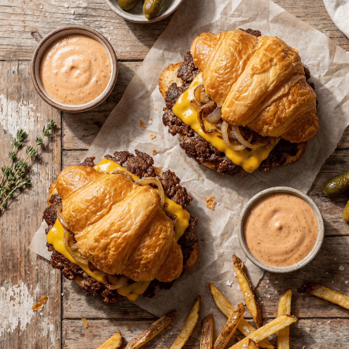 Croissant Smash Burgers Recipe Crispy Juicy Guide